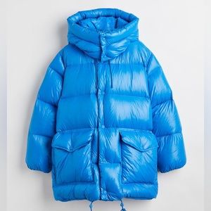 H&M Premium Collection // Hooded Down Jacket // Size L